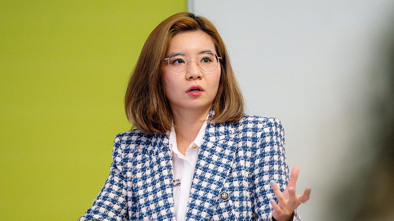 Sally Lim teaches a class